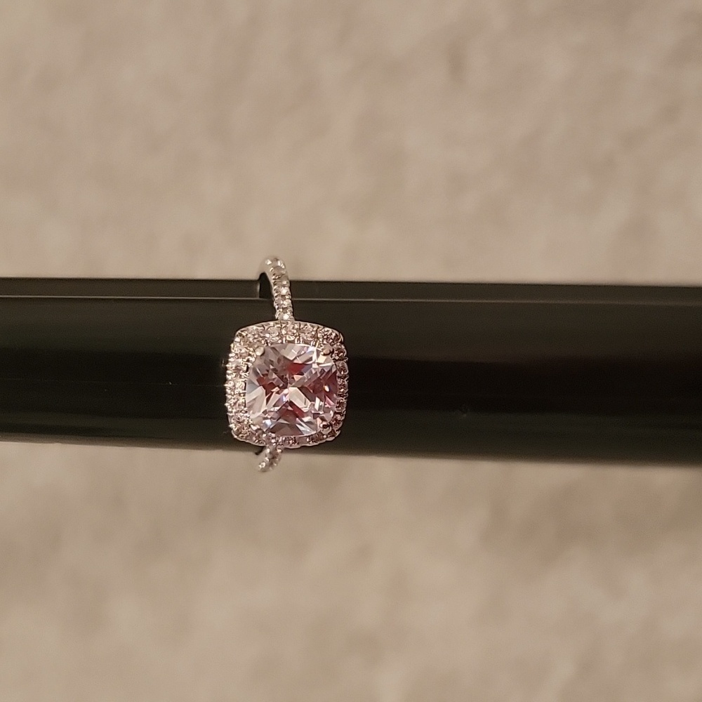 Cushion Cut Halo Ring